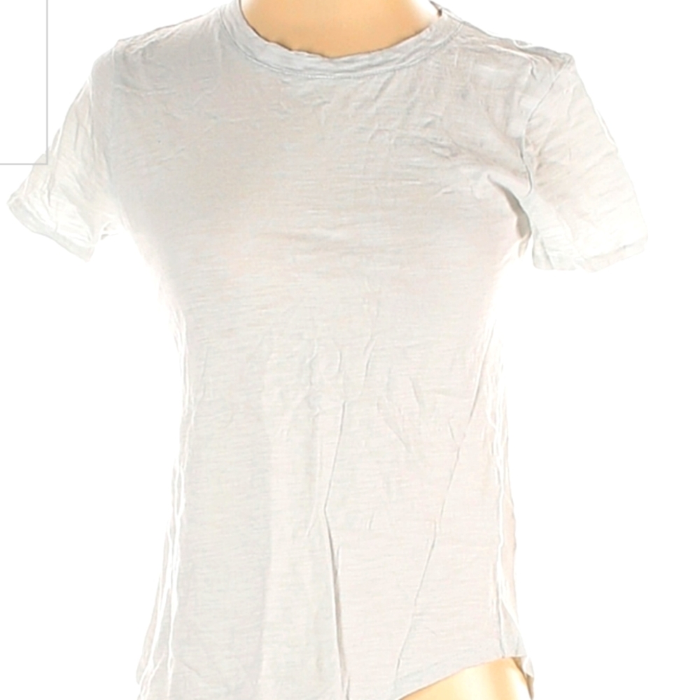White knotted t-shirt